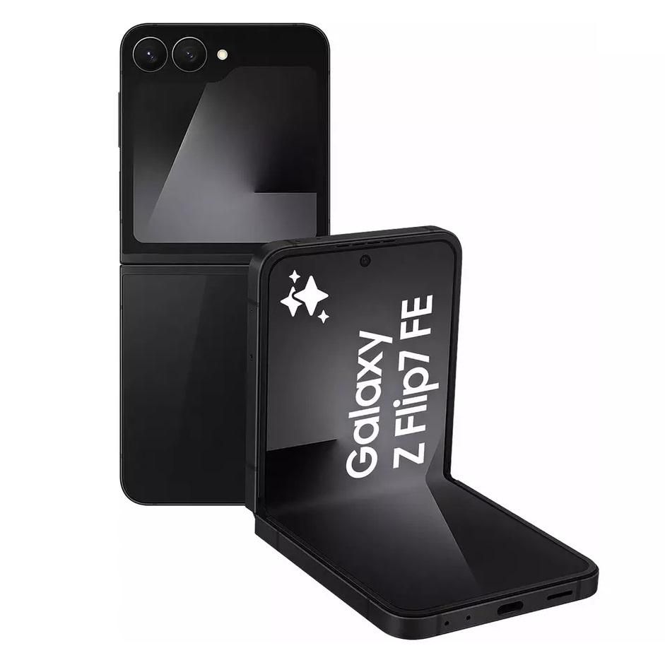 Samsung Galaxy Z Flip7 FE - Zwart - 128 GB - Fysieke simkaart + eSIM