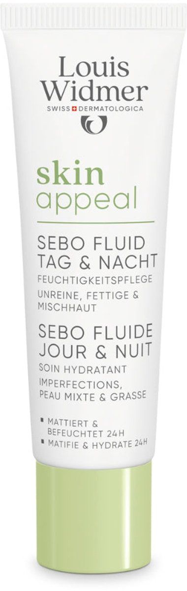 Louis Widmer Skinappeal - Sebo Fluide - Dag&Nacht - 30 Ml