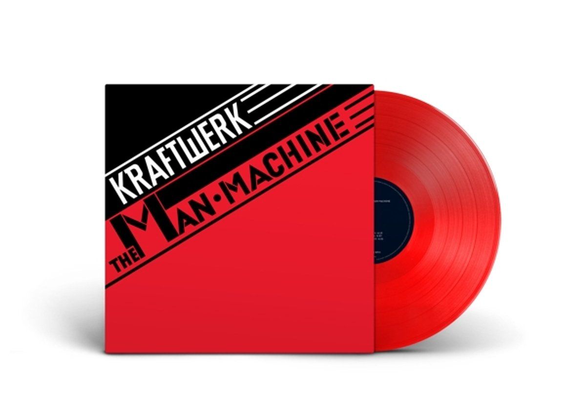 Kraftwerk The Man-Machine - Lp - Coloured Vinyl - Rood