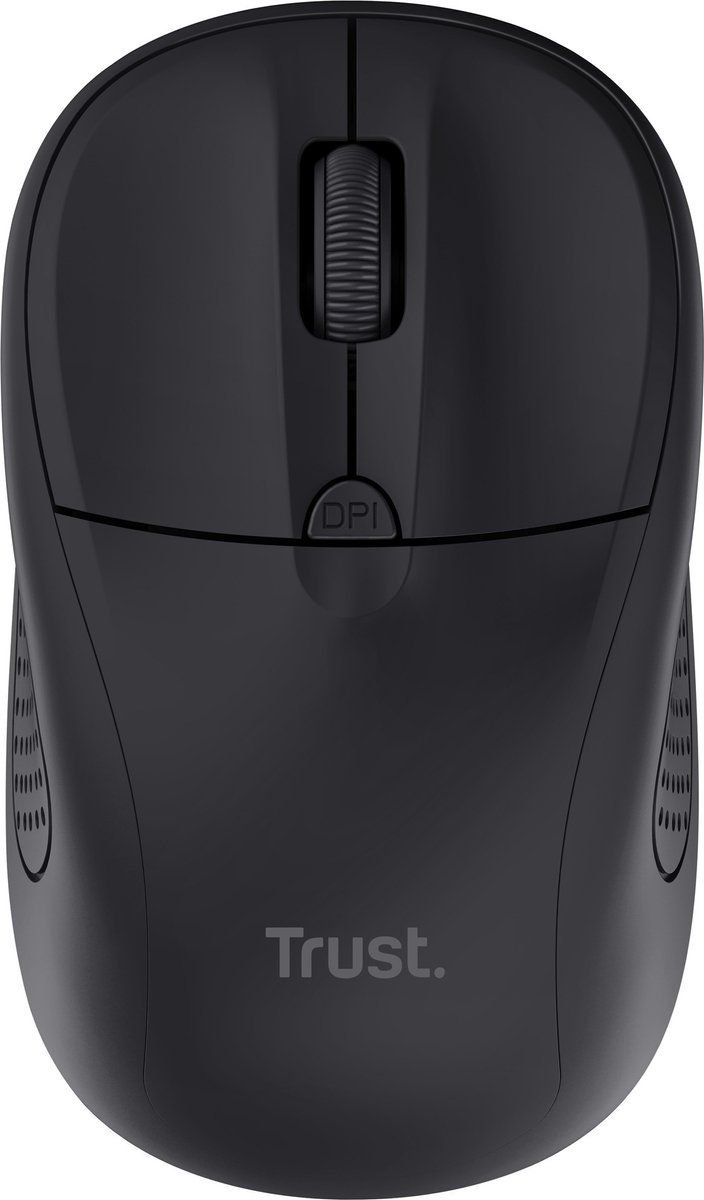 Trust Primo - Draadloze Compacte Muis - 1000-1600 DPI - Zwart