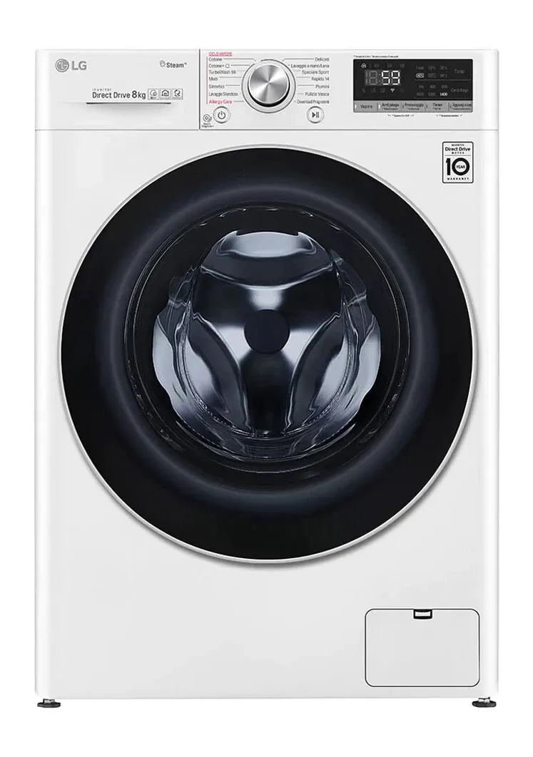 LG GC3V508S1 - Voorlader - AI DD TurboWash Stoomtechnologie