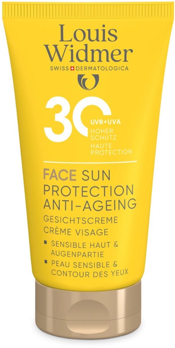 Louis Widmer - Zonbescherming Gezicht - Spf 30 Anti-Aging - 50 Ml