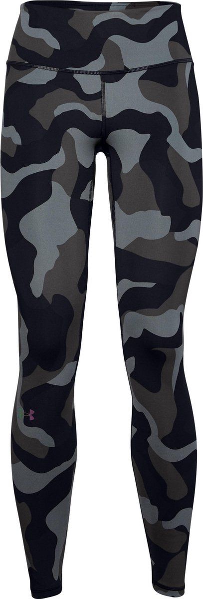 Under Armour UA Rush Camo Legging - Dames - Maat L - Zwart/Jet Grijs