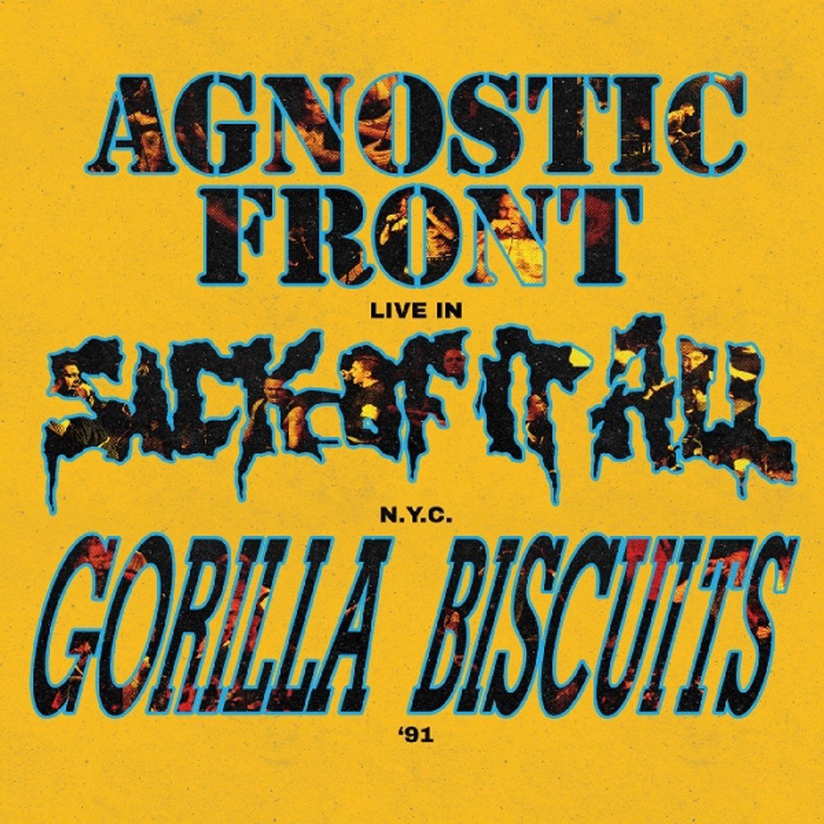 Agnostic Front - Live In N.Y.C. (1991) - Lp - Galaxy Vinyl