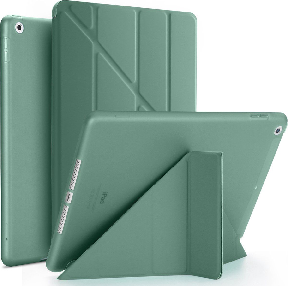 Sbvr IPad 5e Generatie (2017) - Smart Cover - Auto-Wake - Donkergroen