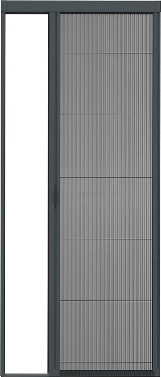 Livn plissehor Excellent - Hordeur met barrière-vrije doorloop - 96x230 cm antraciet