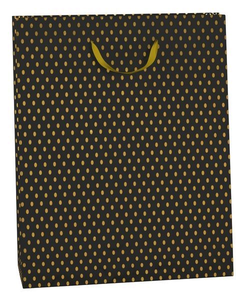 Papieren cadeau tas L Premium - 260 x 120 x 324 mm - blauw-groen