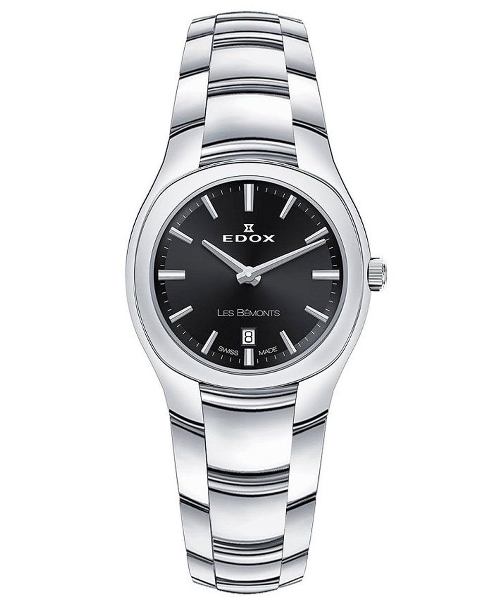 Edox Les Bemonts Lady 57004-3-Nin - Polshorloge - Saffierglas - 20 Mm