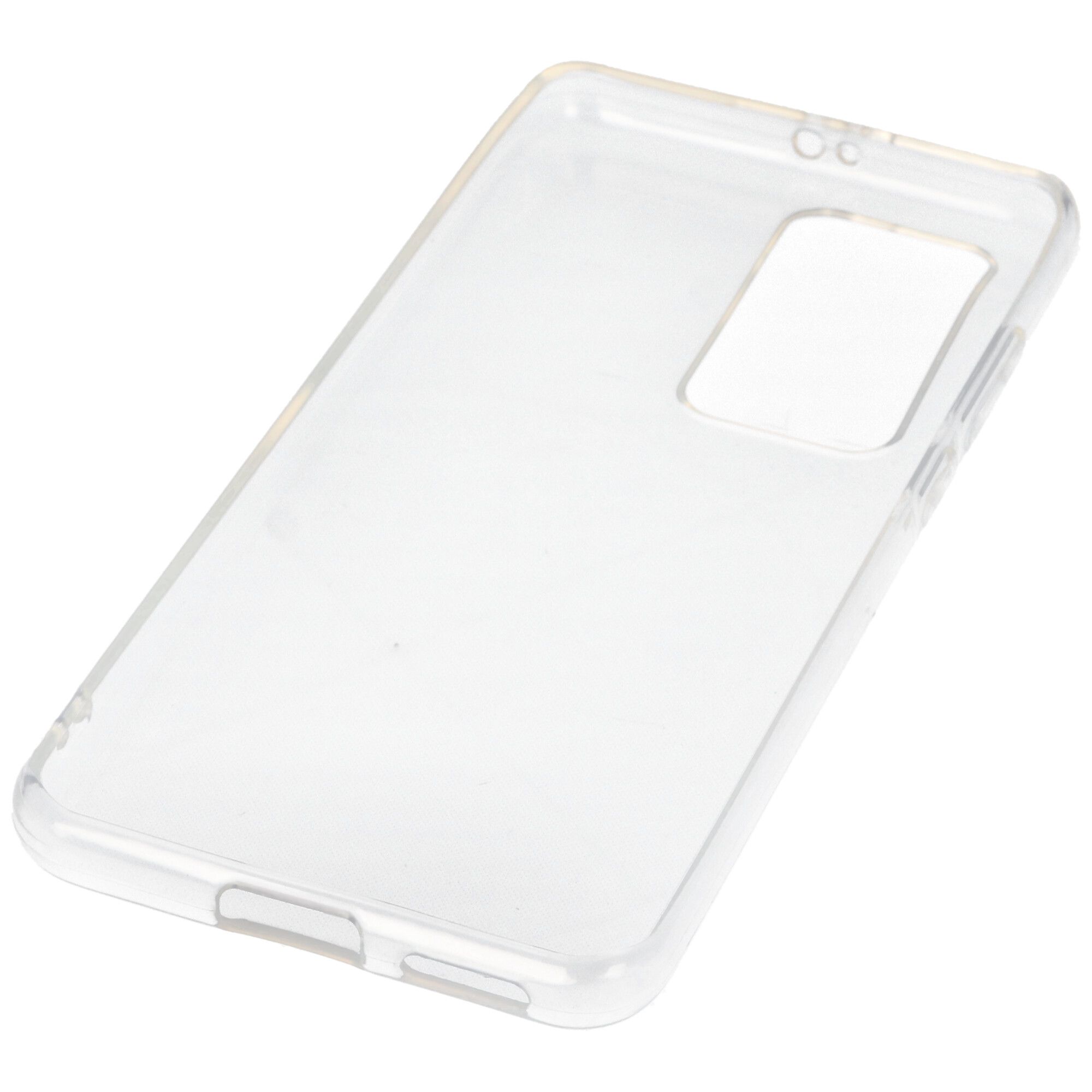 Hoesje geschikt voor Huawei P40 Pro - transparante beschermhoes, anti-geel luchtkussen, valbeschermi