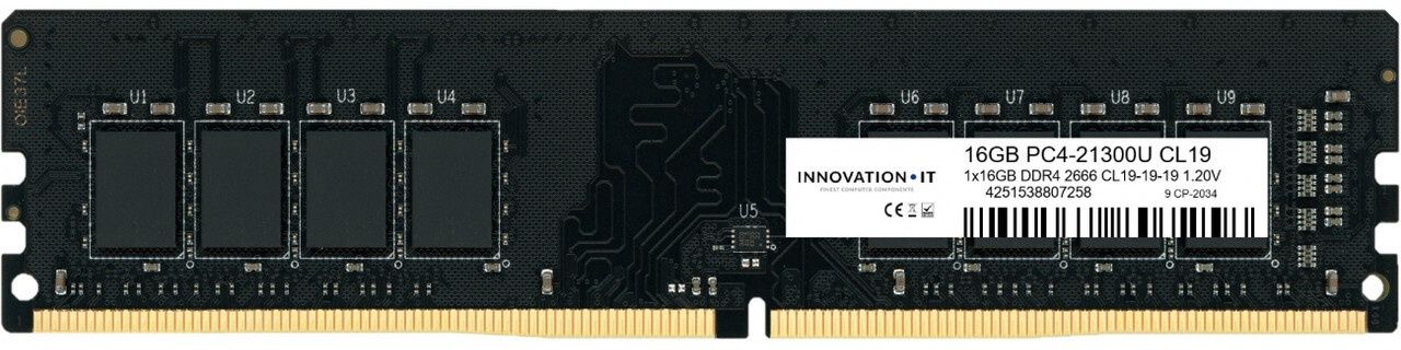 Innovation It 3200 16GB CL22 1.2V Ld (CL22-22-22) geheugenmodule 1 x 16 Gb DDR4