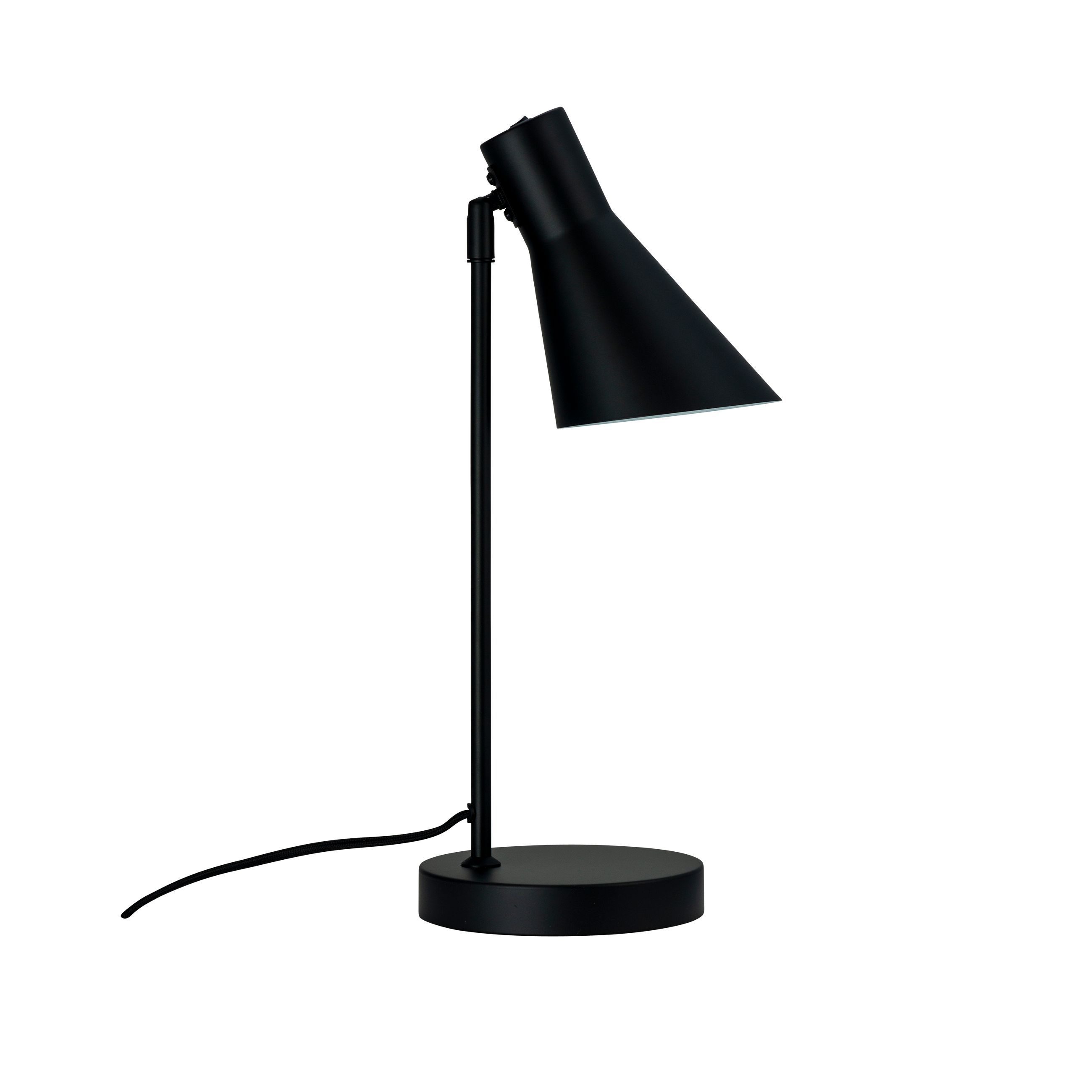Dyberg Larsen DL12 - Tafellamp - Draai- En Kantelbare Kap - Zwart