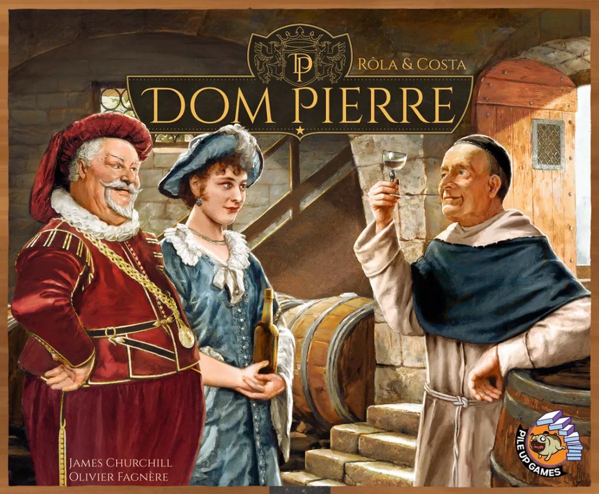 Dom Pierre - Bordspel - Strategisch Spel Over Champagne - Pile Up Games