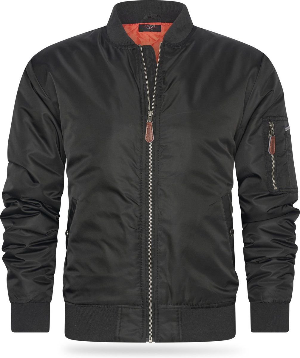 Cappuccino Italia Navy Seal Jacket - Heren Jas - 100% Nylon - Zwart - Maat S