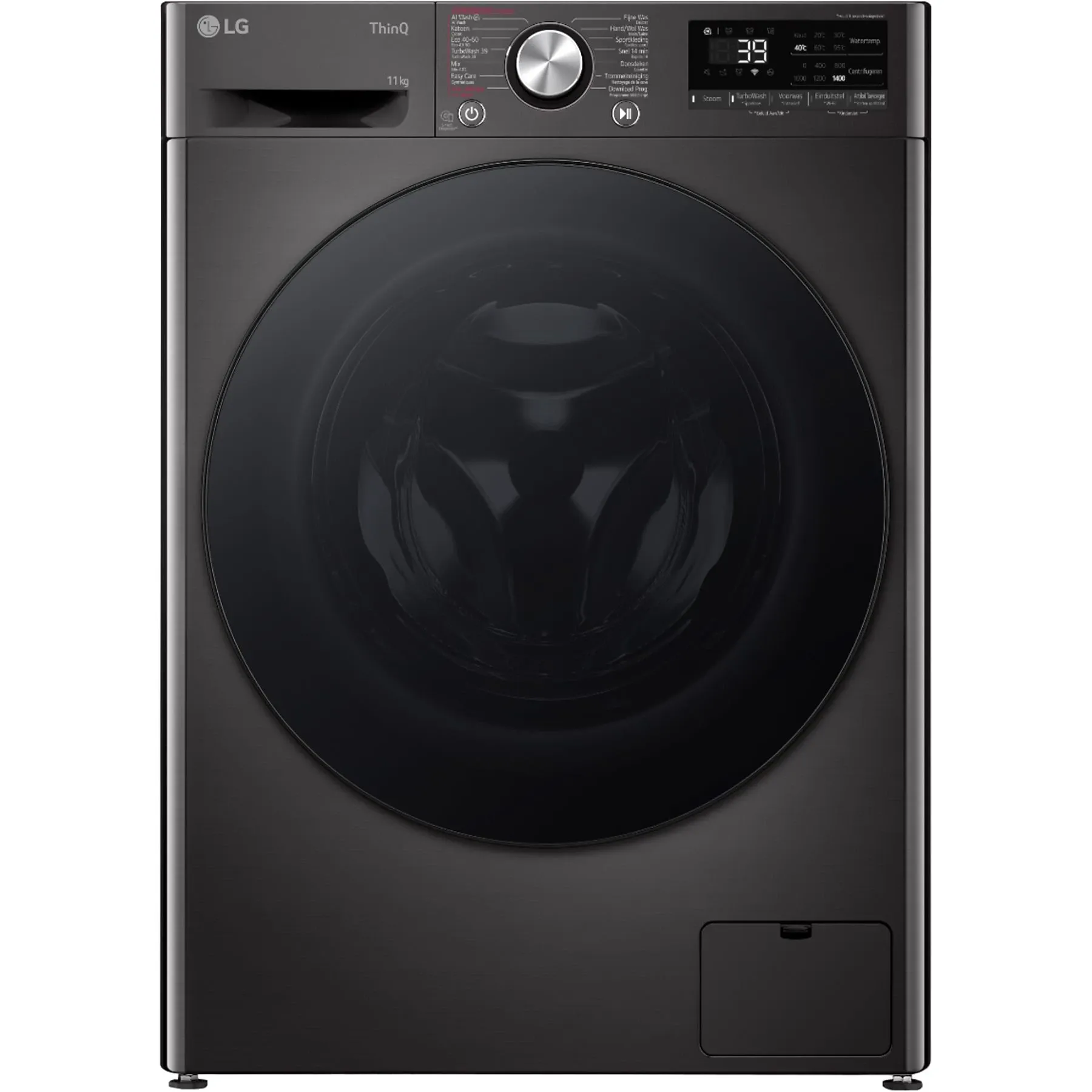 LG F4WR7011SYB - Wasmachine - A label - TurboWash 360 - LG Steam