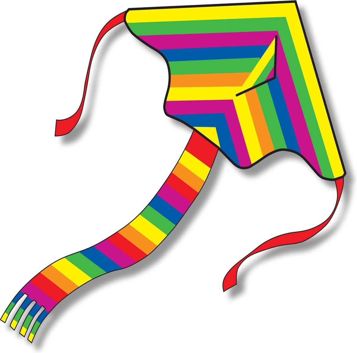 Knoop Vlieger Delta Regenboog