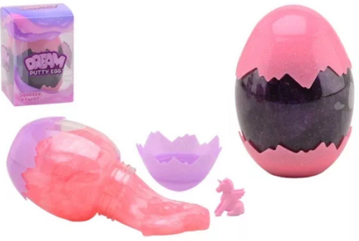 Johntoy Dream Putty - Kneedbare Putty In Ei - Set Van 6 (6 Stuks)
