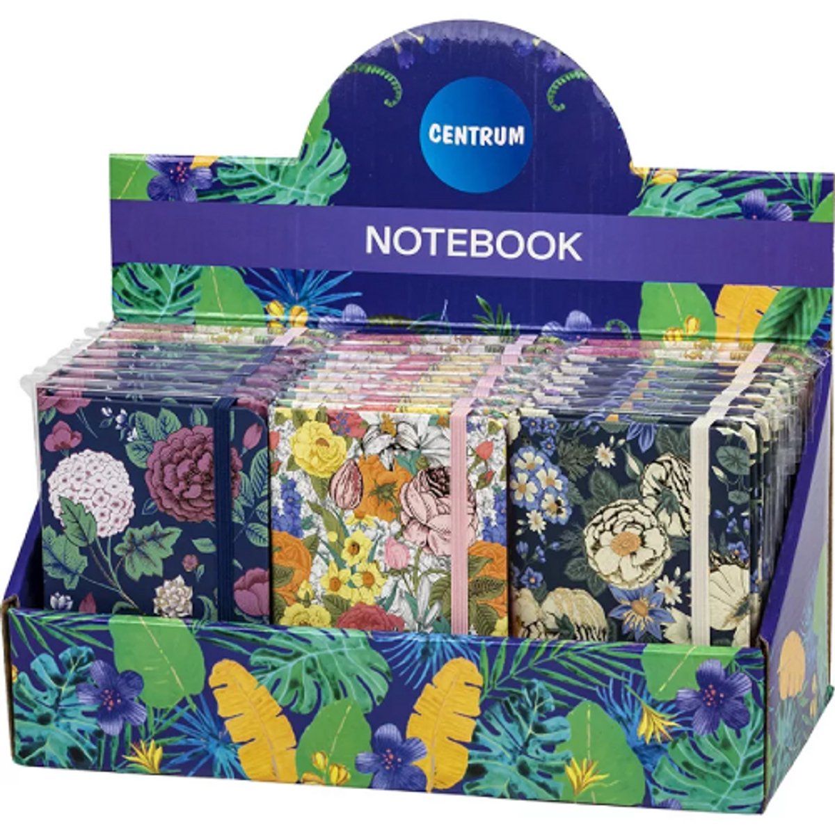 Centrum Notitieboek A6 - Luxe Opschrijfboekje - 80 Pagina's - Bloemendesign