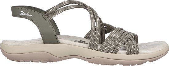Skechers Reggae Slim - Sandalen - Maat 42 - Olijfgroen