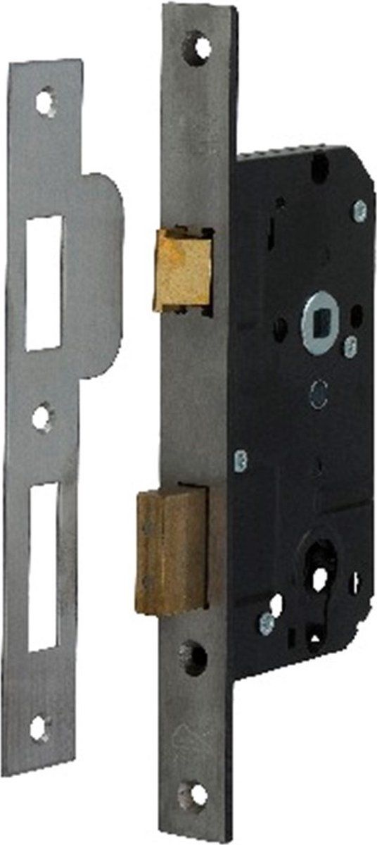 Nemef 4139/27-50 - Veiligheids Deurslot - Voor Buitendeuren - Skg** - Doornmaat 50 Mm - Afstand 72 Mm