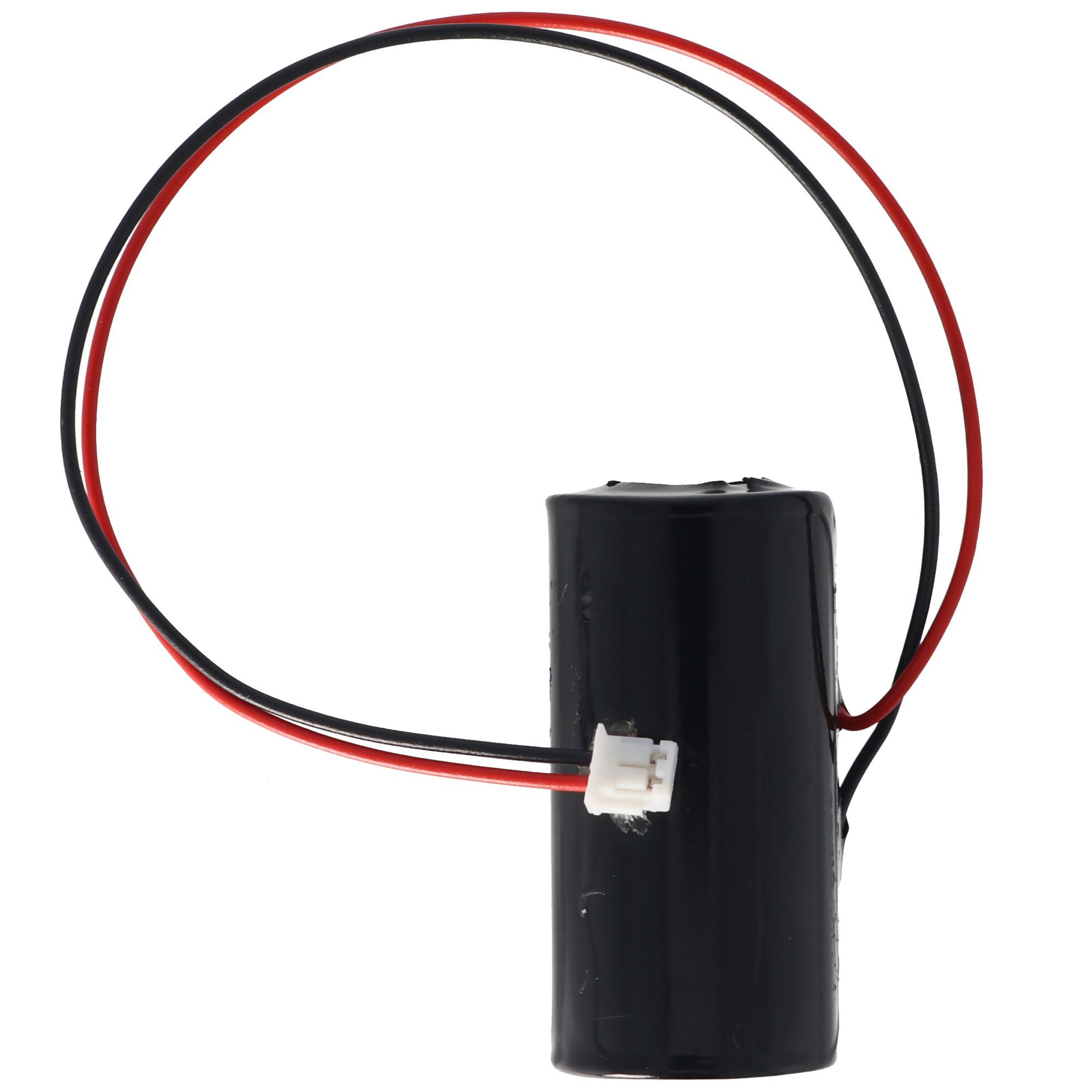 DOM Panasonic CR-2 / 3AZ - Vervangingsbatterij - Lithium met kabel en plug - Kleur wit