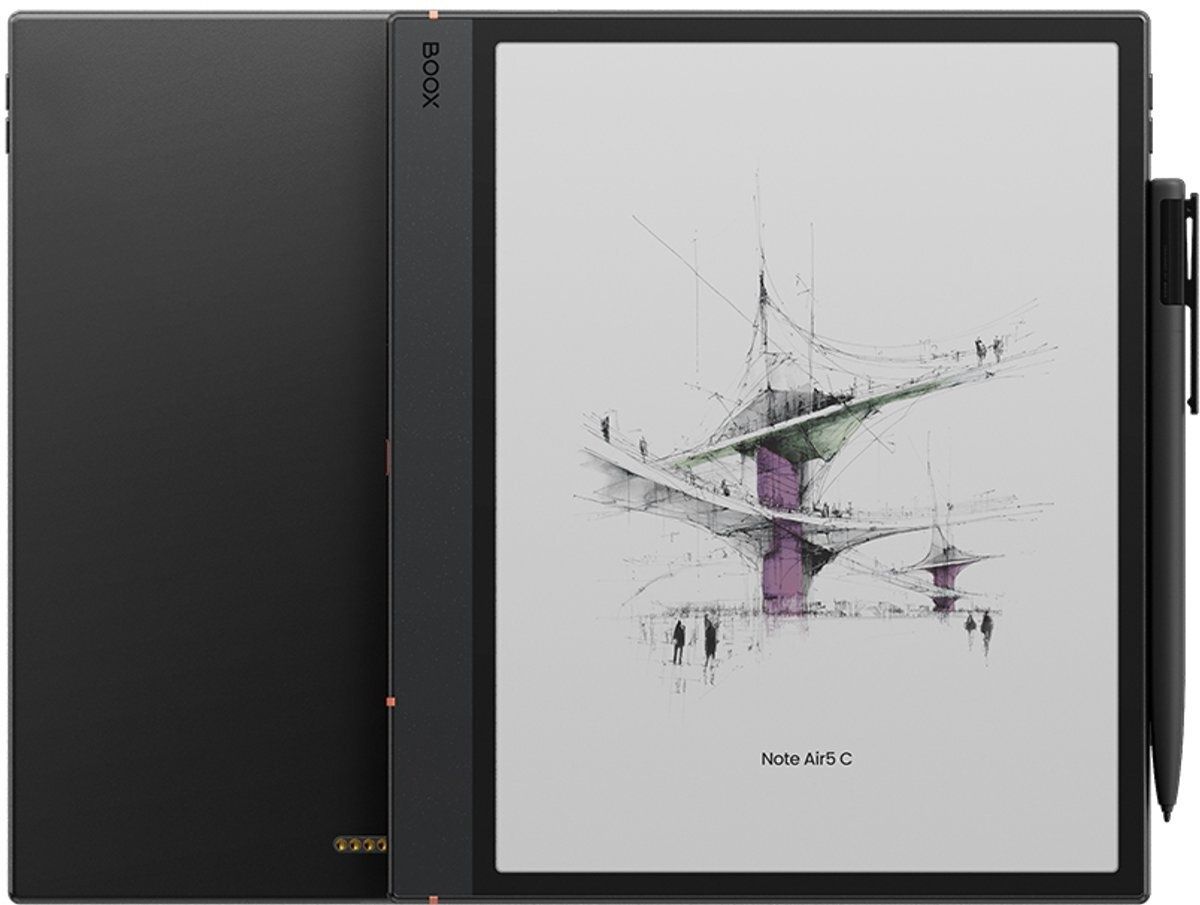 Boox Note Air5 C - E-reader - 10.3" Kaleido 3 ePaper - Zwart