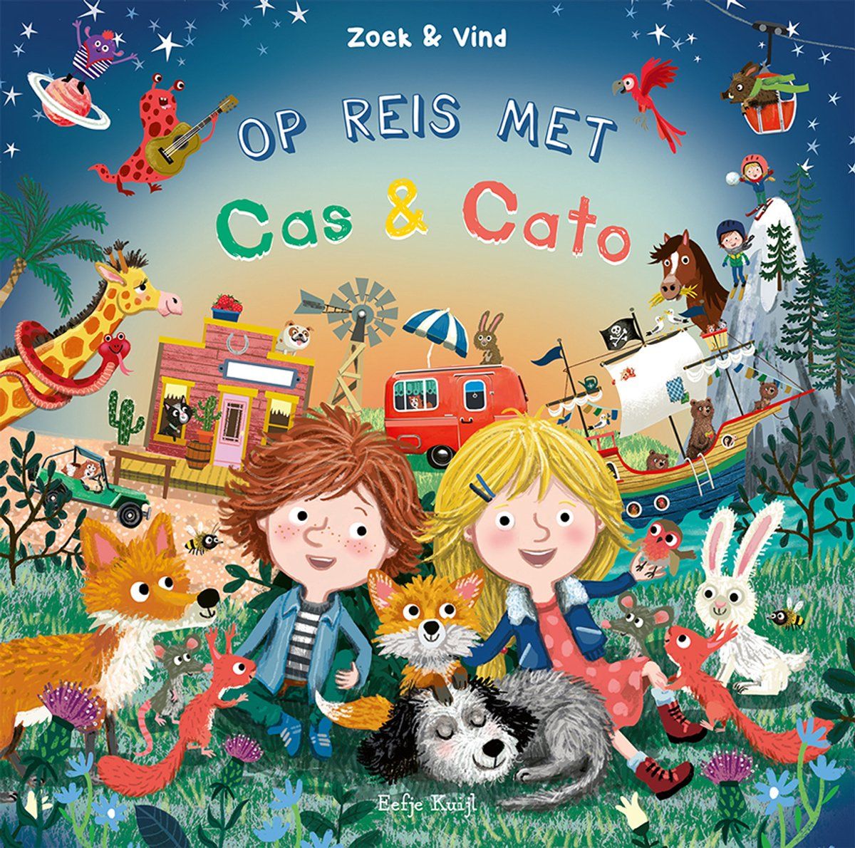 Rebo International Zoek En Vind - Op Reis Met Cas&Cato - Zoekboek