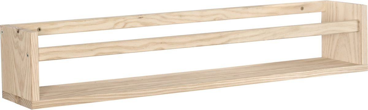 Astigarraga Wandplank - Wandrek - 80cm - Pefc Dennenhout - Beige/bruin