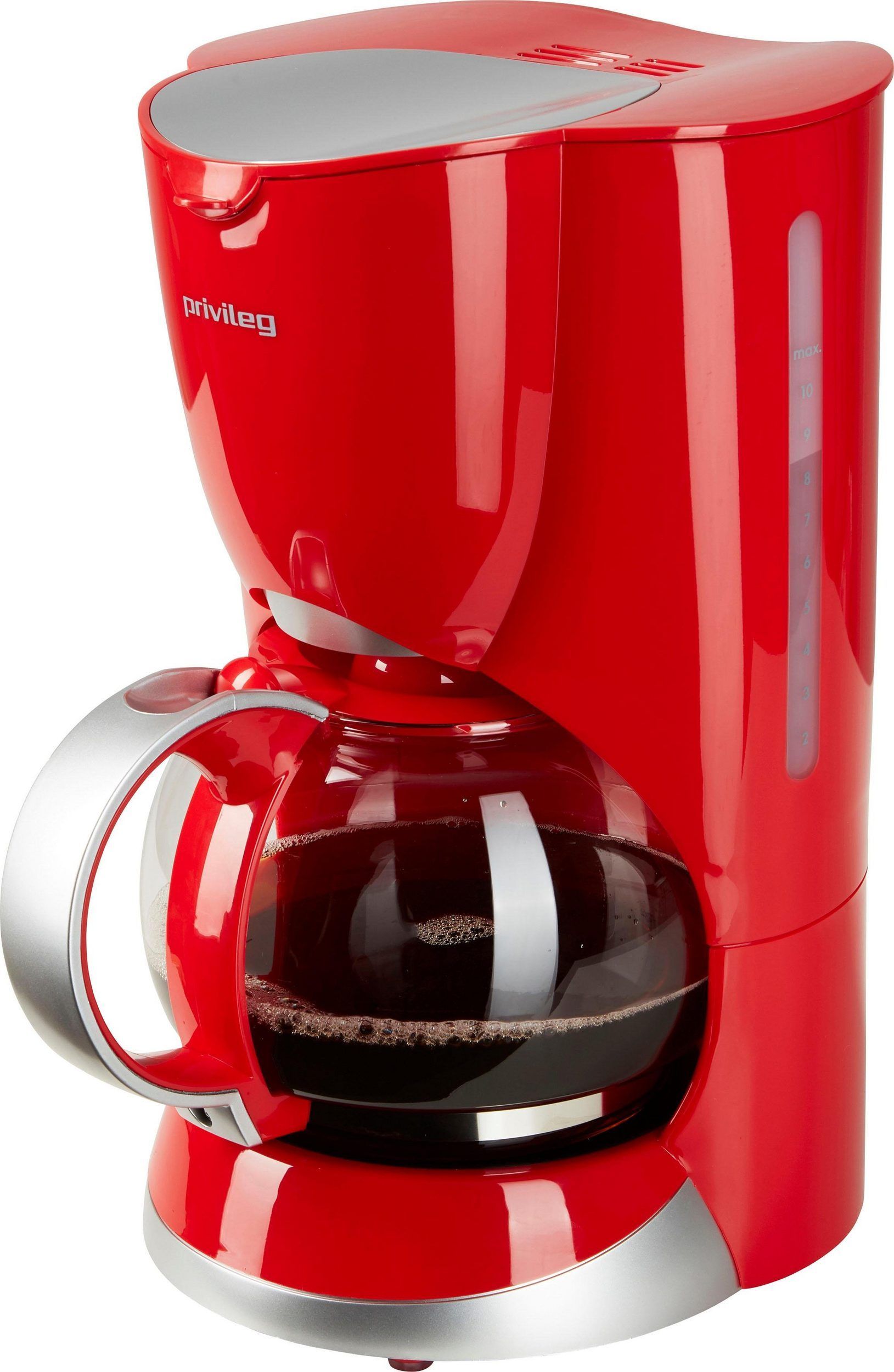 Privileg 747528 - Filterkoffiemachine - 1,37 liter - Rood
