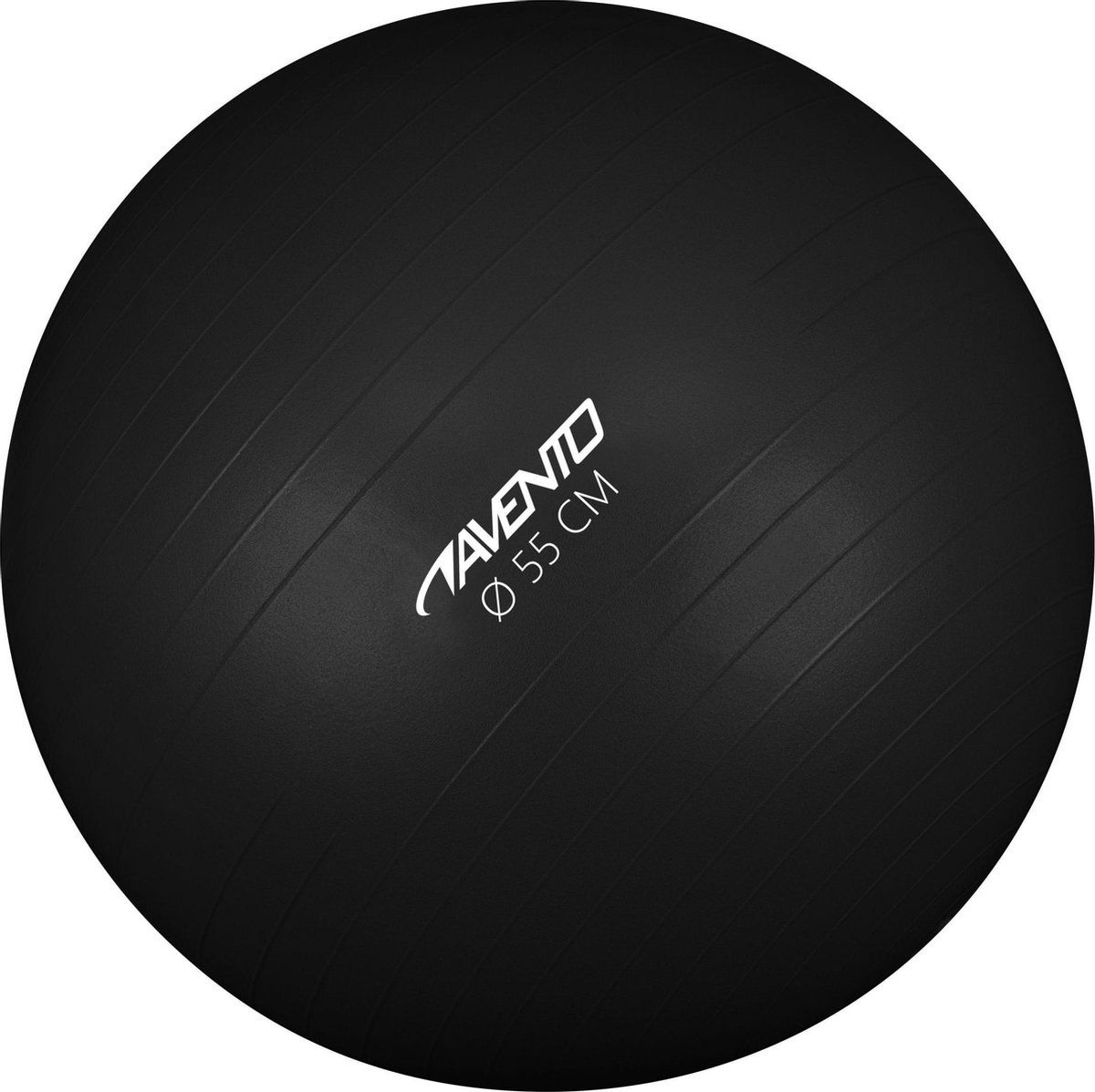 Avento Fitnessbal -Gymbal -Ø 55cm - Zwart