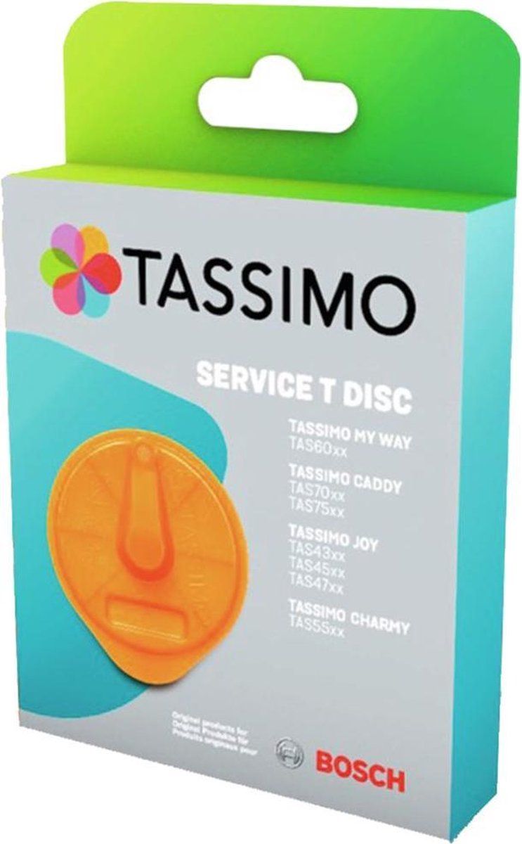 Bosch B/s Tassimo - T-disk - Instellen en reinigen - Oranje