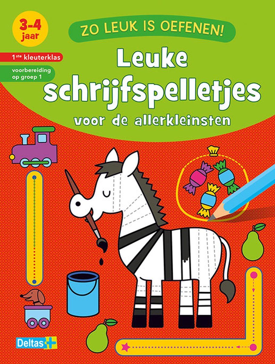 Znu Zo Leuk Is Oefenen! - Leuke Schrijfspelletjes Voor De Allerkleinsten