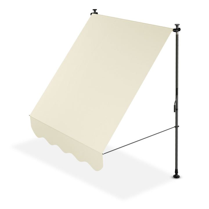 Merkloos Juskys Zonneluifel - 150 X 120 Cm - Waterafstotend En Uv-Bestendig - Beige