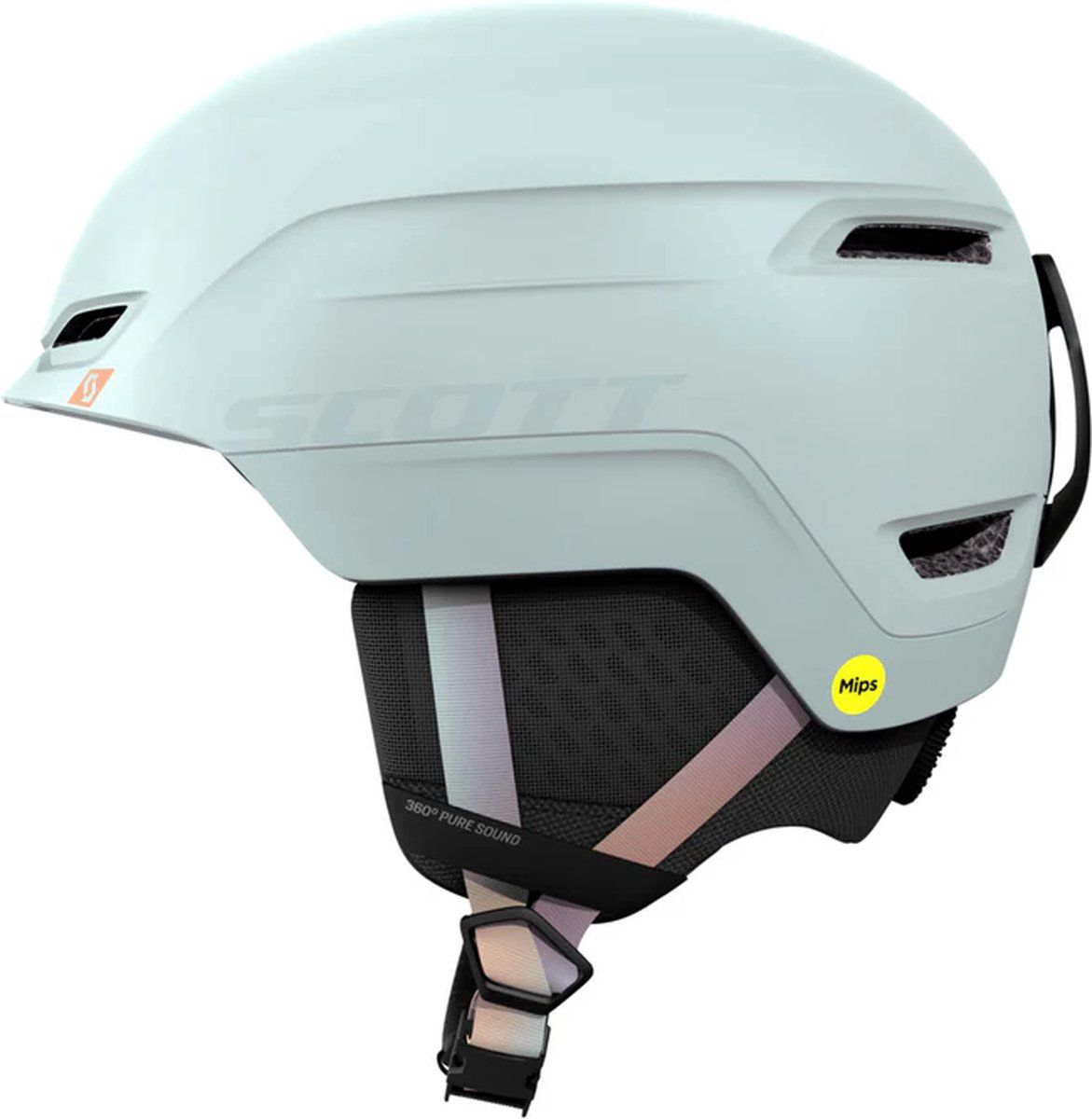 Scott Chase 2 Plus - Skihelm - Mips - Licht Blauw - Maat S 51-55cm