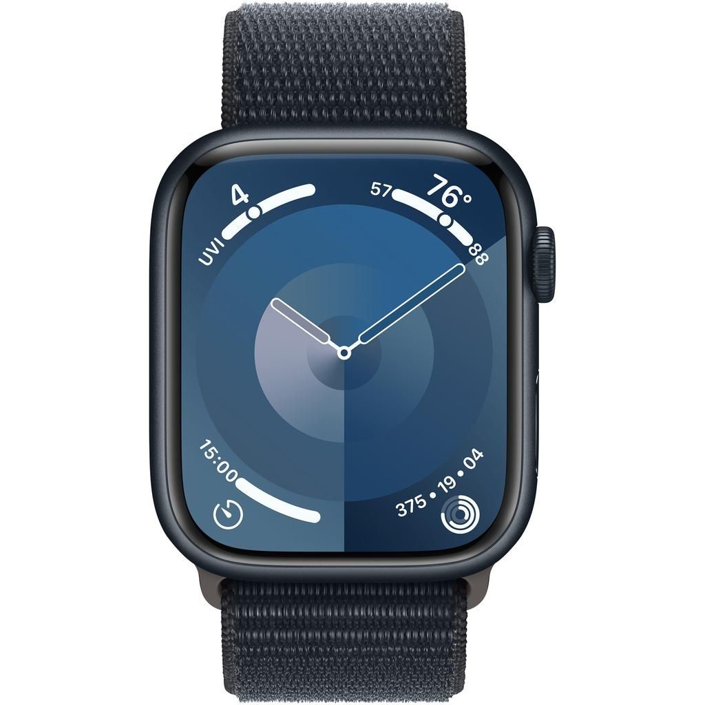 Apple Watch Series 9 - 45mm - Aluminium - Midnight - GPS + Cellular refurbished, photo 2