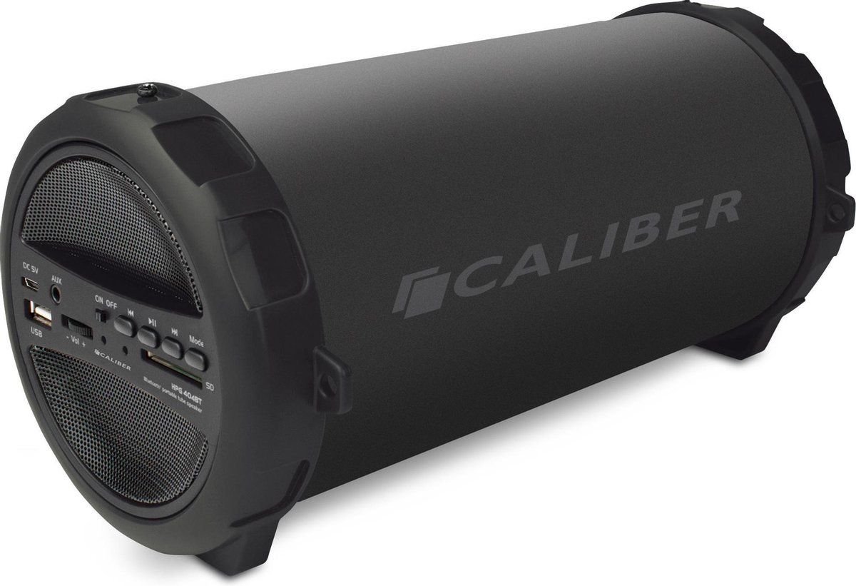 Caliber HPG404BT - Draadloze Speaker - Bluetooth USB SD AUX - Zwart