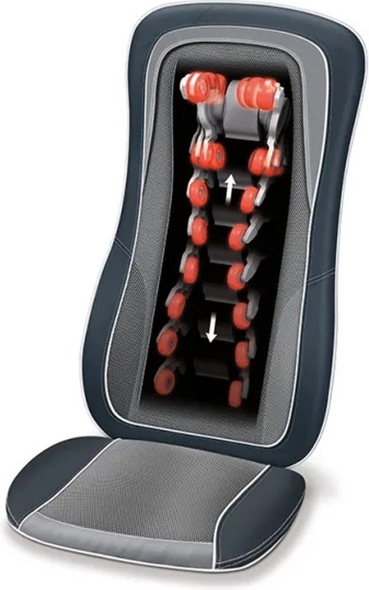 Beurer Mg 315 - Shiatsu Massagekussen - 3 Programma's - 4 Verstelbare Massagekoppen - Timer - Verwarming