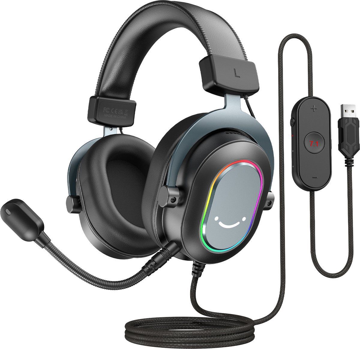 Fifine H6 - Over-Ear Active Noise Canceling Headset - Voor Gaming Streaming Podcast