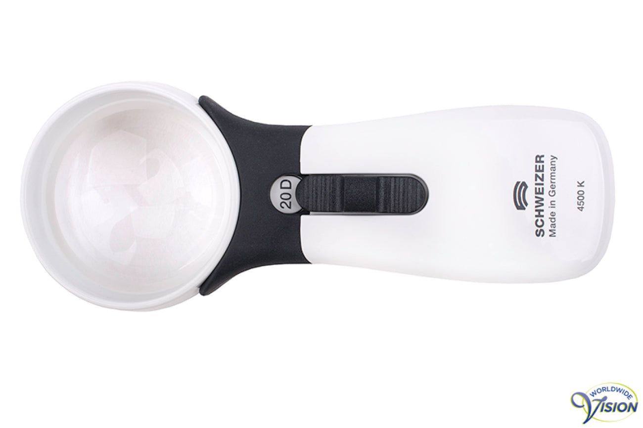 Merkloos Able2 Schweizer Ergo-Lux Mp Mobil 5x Handlichtloep– 164202 20D Led Met 55 Mm Asferische Lens