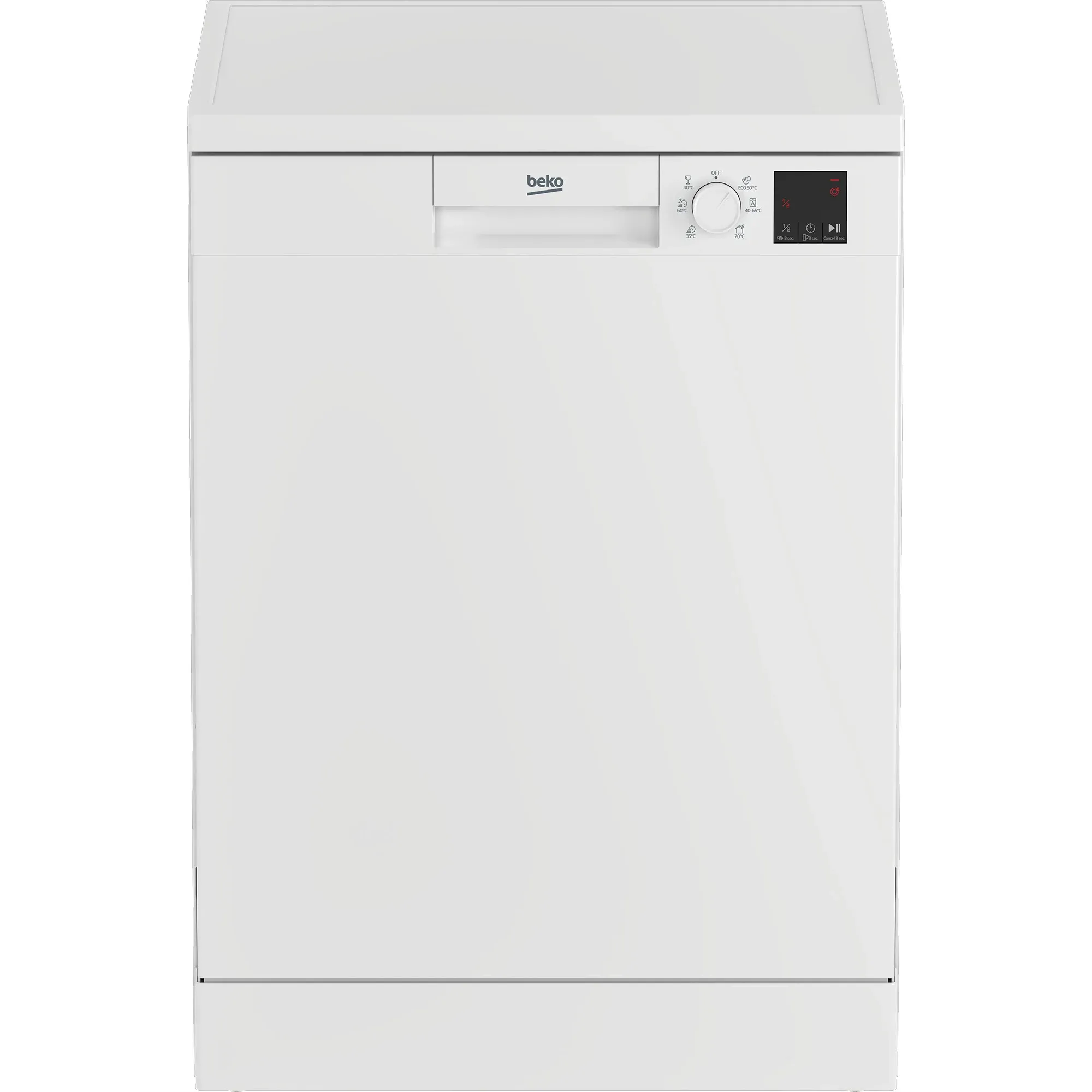 Beko Wit Dvn06430w - Vaatwasser - 14 Couverts 6 Programma's