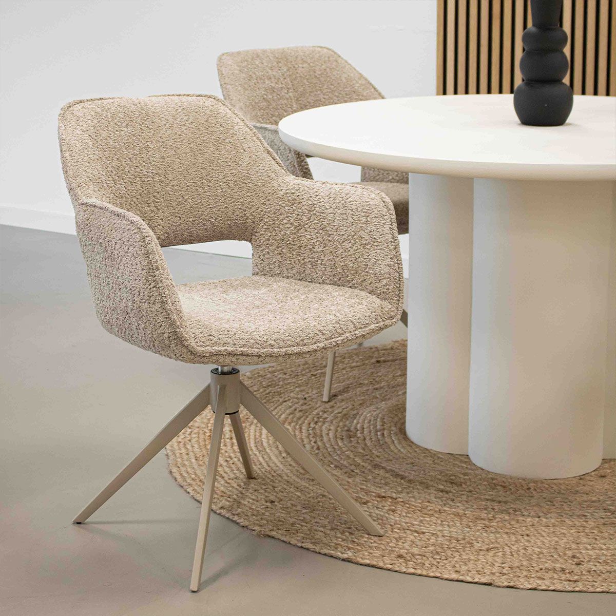Merkloos Kick Draaistoel Owen - Beige