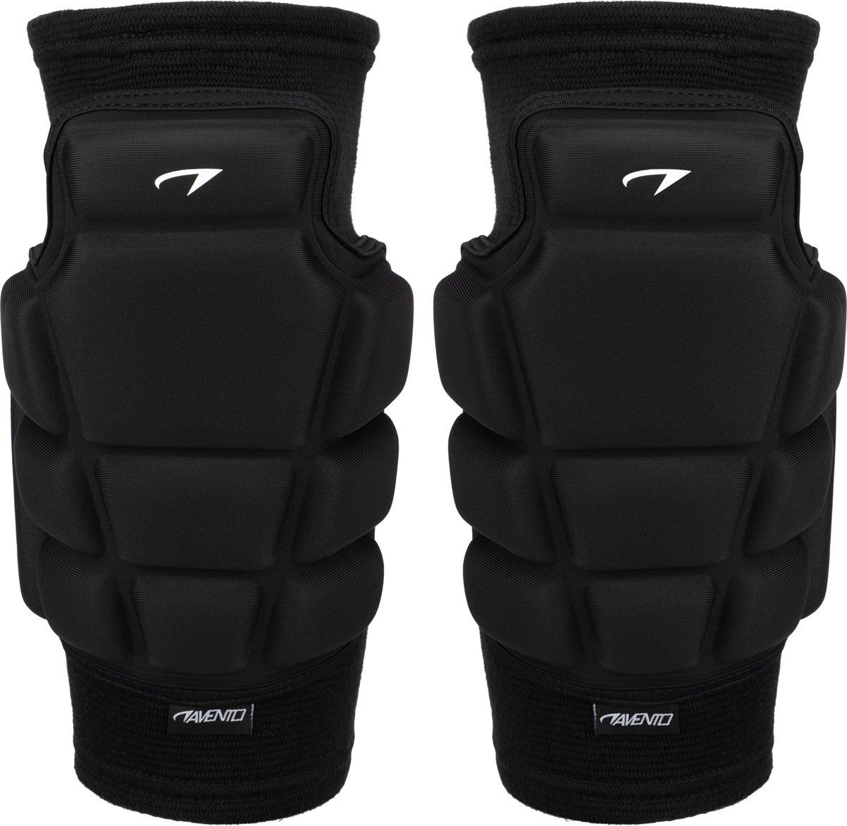 Avento Kniebeschermers - Indoor Sport - Schokabsorberende Padding - Zwart - Maat Xl