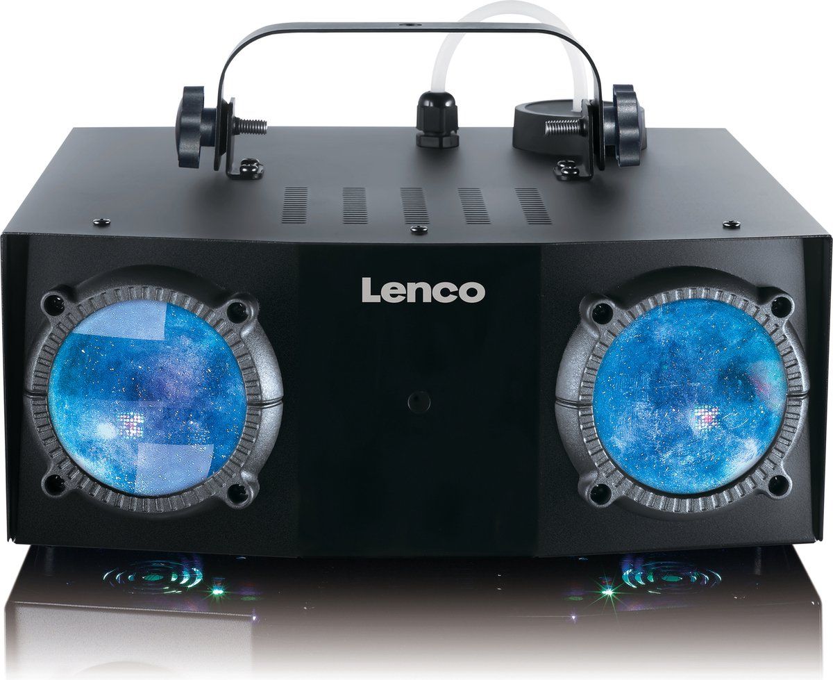 Lenco Lfm-110 - Discolamp Met Rookmachine - Rgb Led Verlichting En Afstandsbediening - Zwart