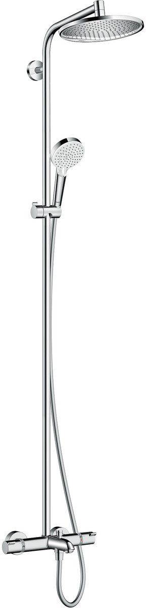 Hansgrohe Crometta S 240 - Showerpipe 1jet met badthermostaat - XXL performance - Chroom