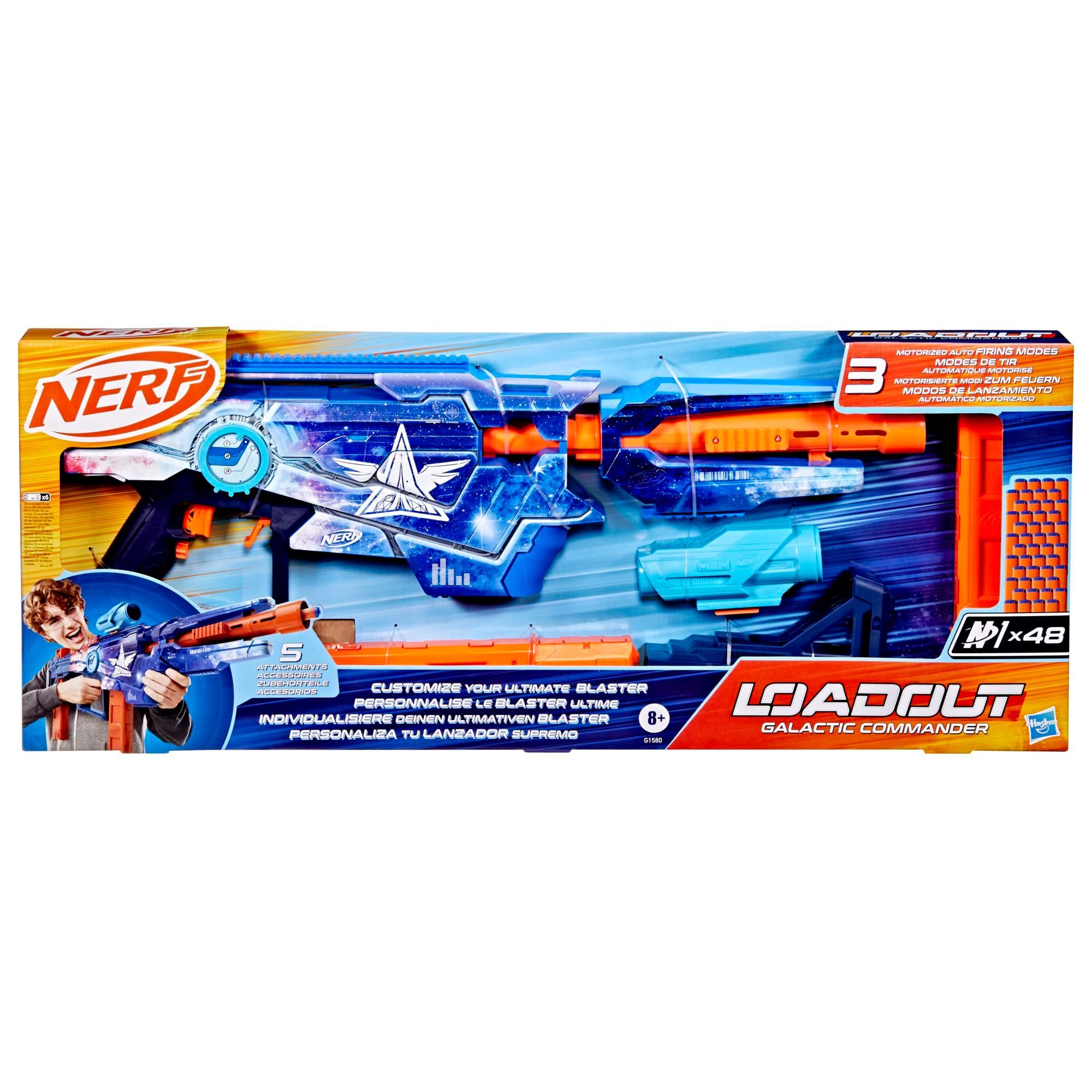 Nerf Loadout Galactic Commander - Motorized Foam Dart Blaster - 3 Schietmodi 48 Nerf N1-darts