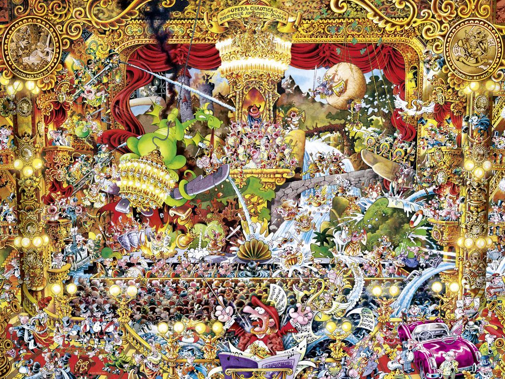 Heye Puz Opera Chaotica - Puzzel 1500 Stukjes - 60 X 80 Cm