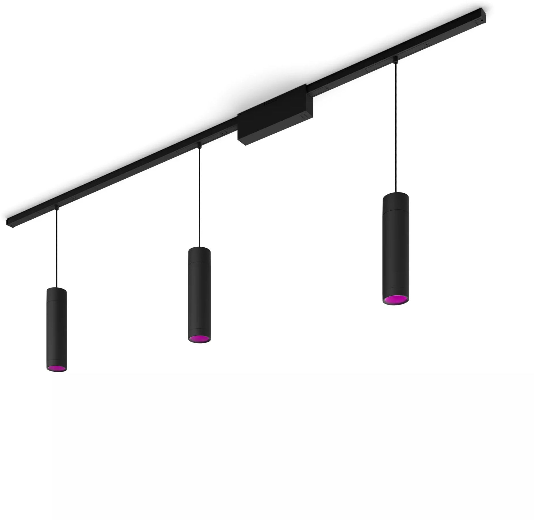 Philips Hue Perifo - Plafondlamp - 3 hanglampen - Zwart