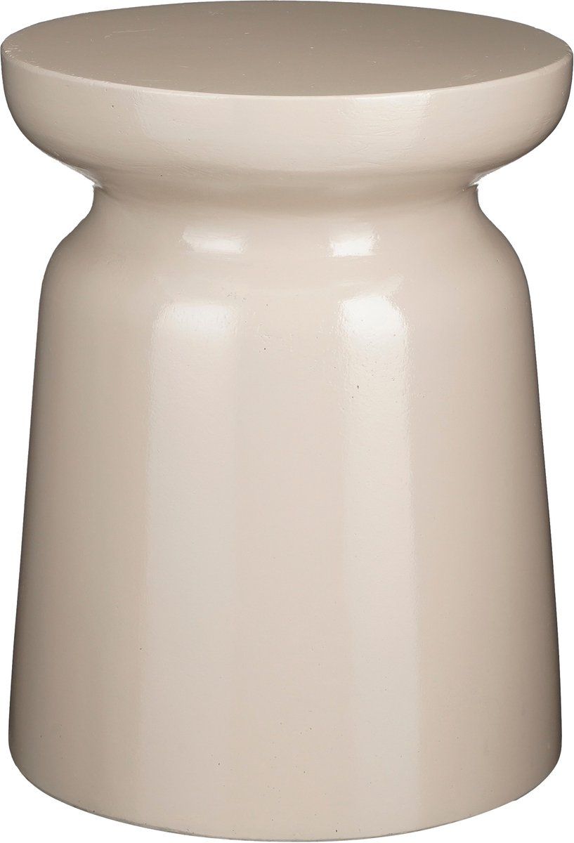 Mica Decorations Stage Bijzettafel - H45 XØ35 Cm - Cement - Beige
