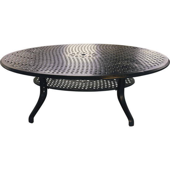 Merkloos Tuintafel King's Cross, Giet Aluminium, Lengte 245 Cm, Breedte 172 Cm, Hoogte 72 Cm