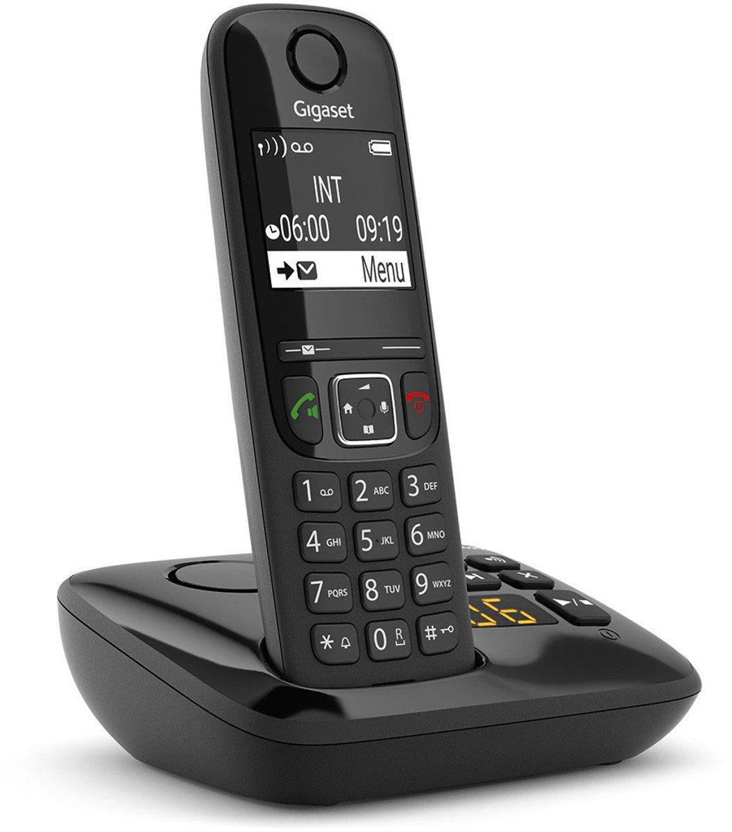 Gigaset AS690A - DECT-telefoon - Handsfree modus - Zwart wit display