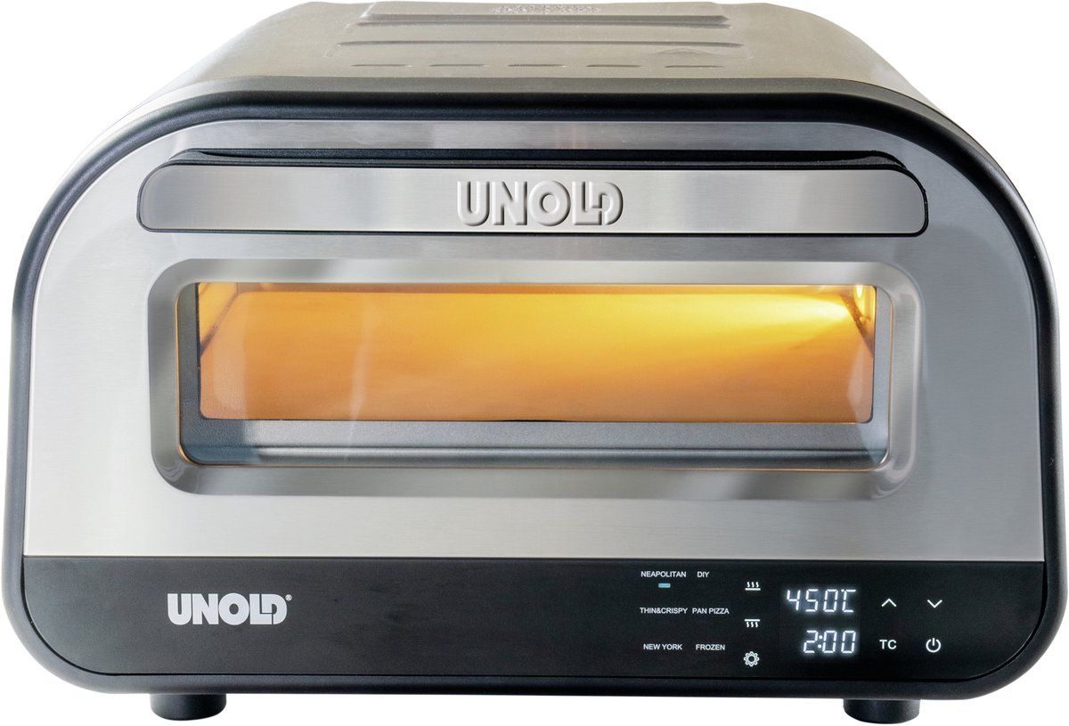 UNOLD Luigi 68816 - Elektrische pizzaoven - 400°C - RVS